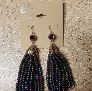 Beautiful Beaded-Tassle Fashion Earrings!